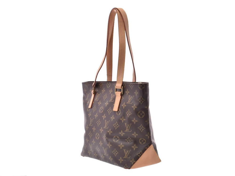 Louis Vuitton Brown Piano Bag Cabas Tote Monogram Leather Brown